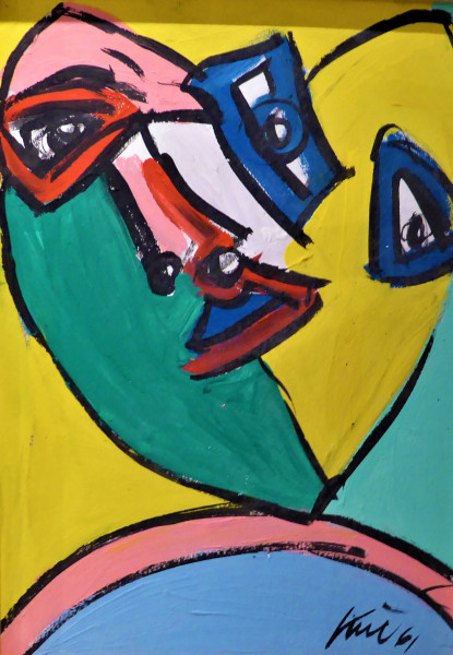 Peter Keil : Originalgemälde mit Echtheitszertifikat #80