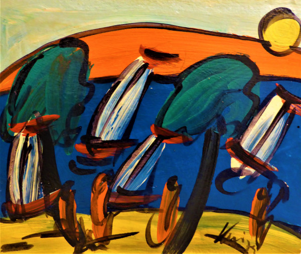 Peter Keil : Originalgemälde mit Echtheitszertifikat #8