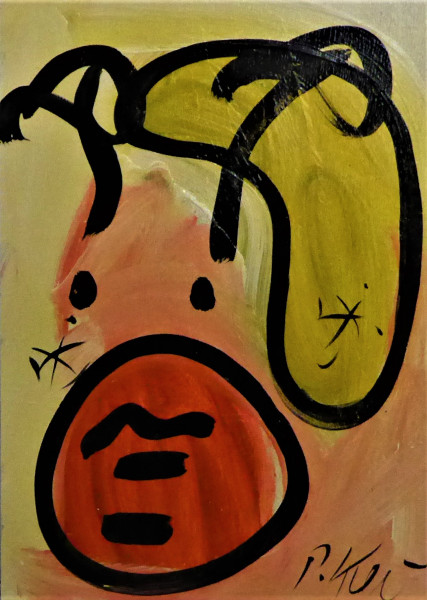 Peter Keil : Originalgemälde mit Echtheitszertifikat #3