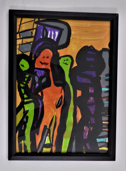 Original-Aquarell von H. P. Heckner