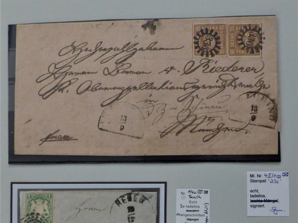 Briefmarke, Michel-Nr. 4 II