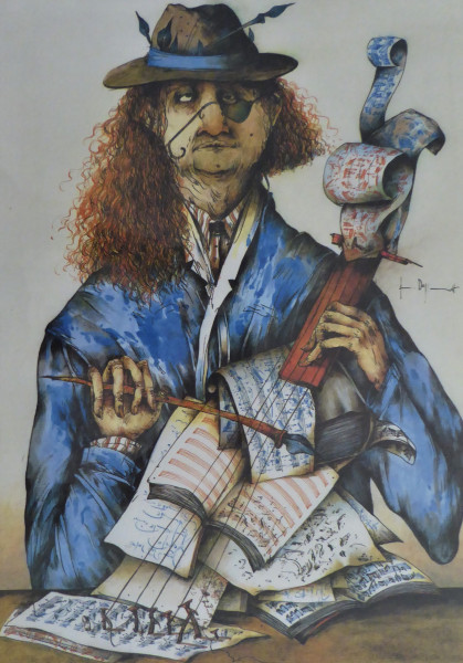 Original-Grafik von Gertrude Degenhardt