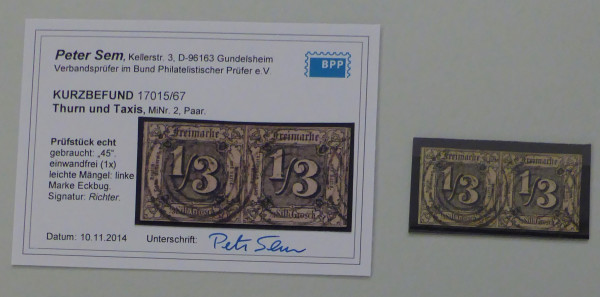 Briefmarke, Michel-Nr. 2