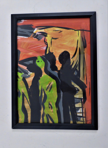 Original-Aquarell von H. P. Heckner