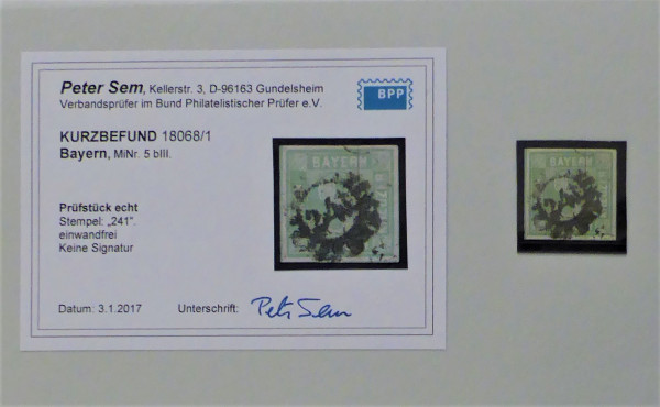 Briefmarke, Michel-Nr. 5 b III