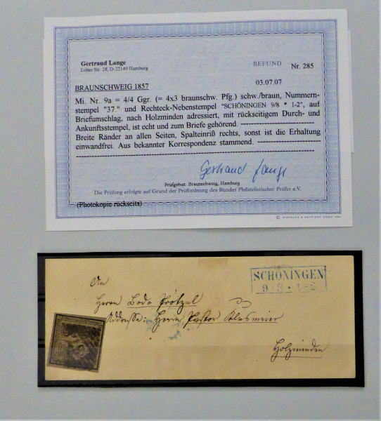 Briefmarke, Michel-Nr. 9a