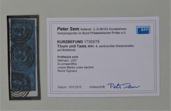 Briefmarke, Michel-Nr. 8