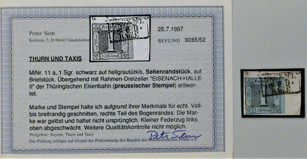 Briefmarke, Michel-Nr. 11a